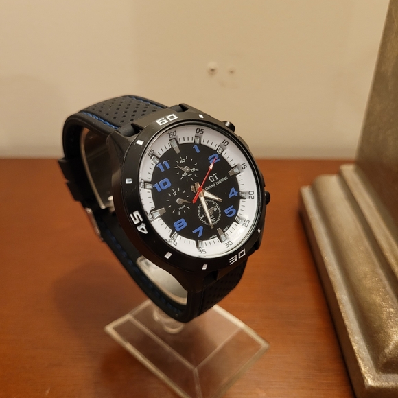 Brand New White & Blue GT Grand Touring Men's Watch - Picture 3 of 3
